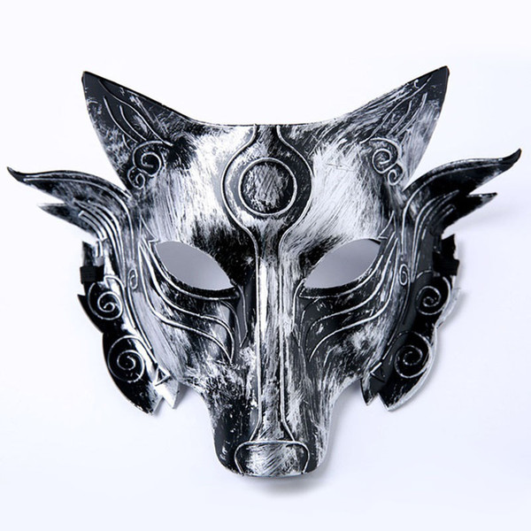 Halloween Animal Performing Bar Horror Mask Men Wolf Masked Masquerade Mask Party Mask Cosplay Props ZA4823