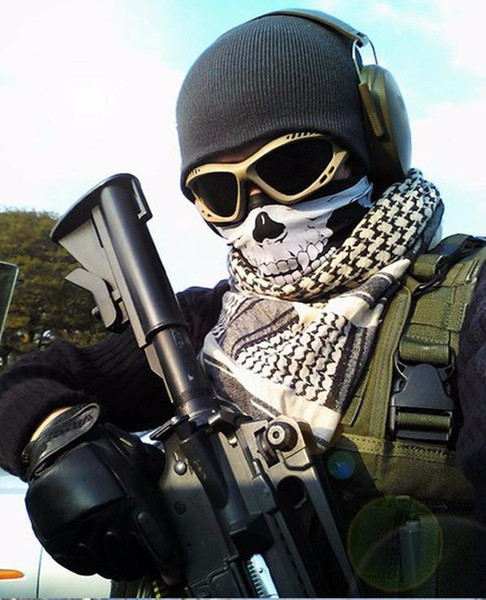 Halloween Scary Mask Festival Skull Masks Skeleton Outdoor Motorcycle Bicycle Multi Masks Scarf Half Face Mask Cap Neck Ghost