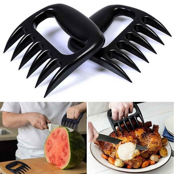 Bear Paws Claws Meat Handler Fork Tongs Pull Shred Pork Lift Toss BBQ Shredder