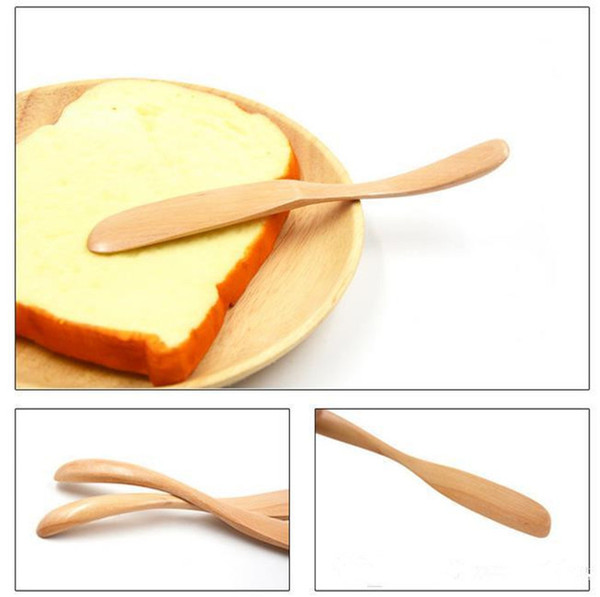 Hot Natural wood cheese knife New arrivel wooden bread butter spatula Green and environmental protection butter knife