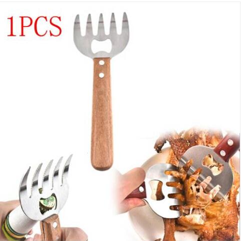 2019 Free Shipping Wholesales!!! 1 pcs BBQ Meat Handler Barbecue Meat Claw Bear Paws Pulled Pork Shredder Claws Forks