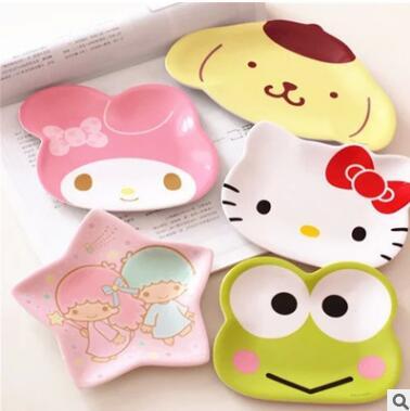 Creative home children cute cartoon creative cutlery melamine fruit snack small dish snack dish cartoon kitchenware