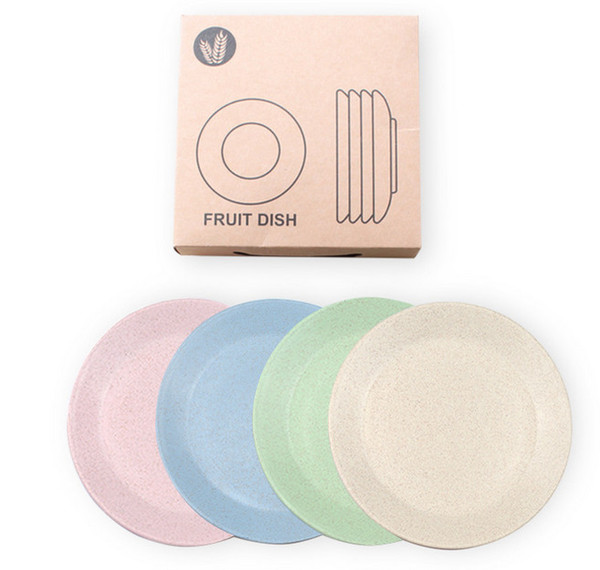 4pcs/lot Creative Snacks Plate Snacks Dried Fruit Trays Dessert Dishes Plastic Table Dinnerware For Home