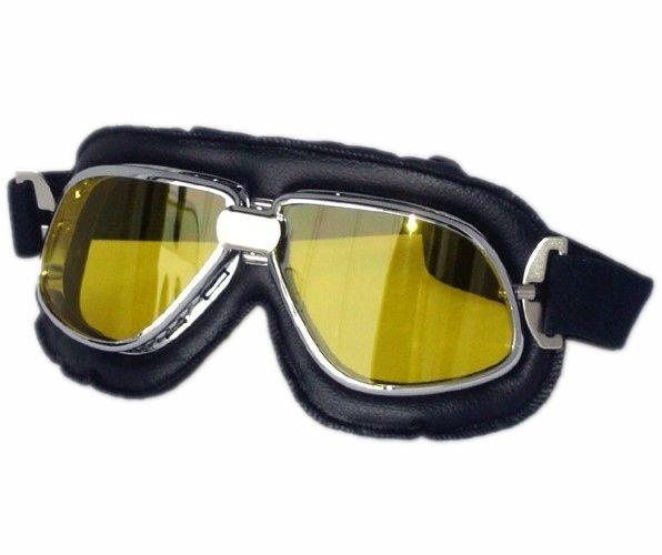 New High quality motorcycle goggles Scooter Steampunk Cruiser Helmet Goggles Eyewear protector top sale free shipping GT005