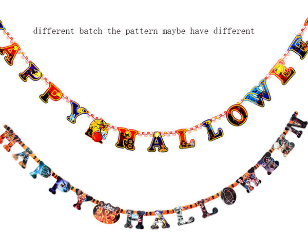 Happy Halloween Paper Garland Festival Decorations H-0065 20 pcs/lot wholesale