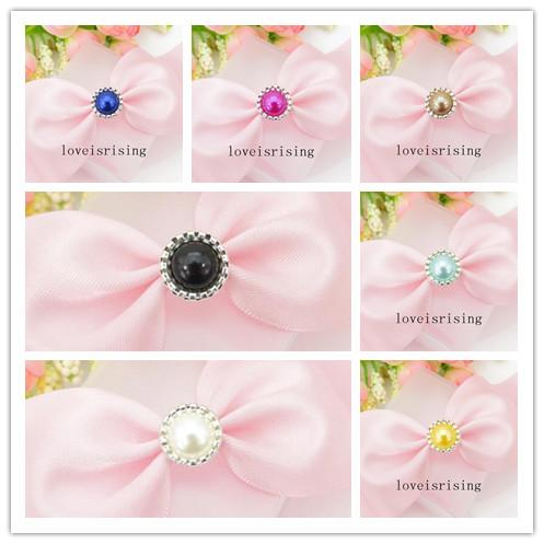 13 Colors You Pick--50pcs Pearl Brads Paper Fastener for Scrapbooking wedding favor box DIY card making DIY Craft Supplies