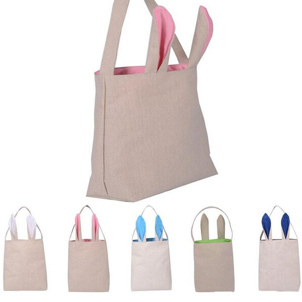 Hot Fashion Cute Cotton And Linen Easter Bunny Ears B
8000
asket Bag For Easter Gift Packing Easter Handbag For Child Fine Festival Gift