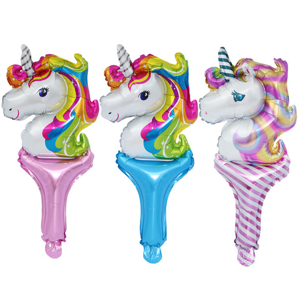 Mini Anagram Unicorn Balloons Animal Foil Balloon Globos Inflatable Classic Toys Kids Aluminium balloon Birthday Party Decorations