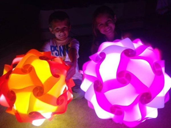 40CM IQ Lamp Decoration For Spring Festival Decorations IQ Lights Lampshades Puzzle Jigsaw Lampshades With HIgh quality