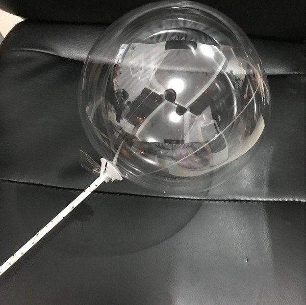 Wholesale 10 Inches Transparent BOBO Balloons Fashion Wedding Party Favor Decor Helium Inflatable Balls Circular Clear TPU Kids Gifts