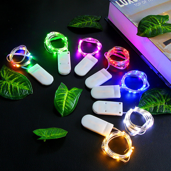 Quality Christmas Led Light String With 2032 Button Battery Box String Light Flower Cake Party Decoration Lantern Lights