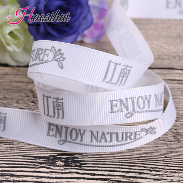 1-1/2''(39mm) custom bridal shower ribbon and ribbon with names on it for a wedding grosgrain ribbon 100yards/lot