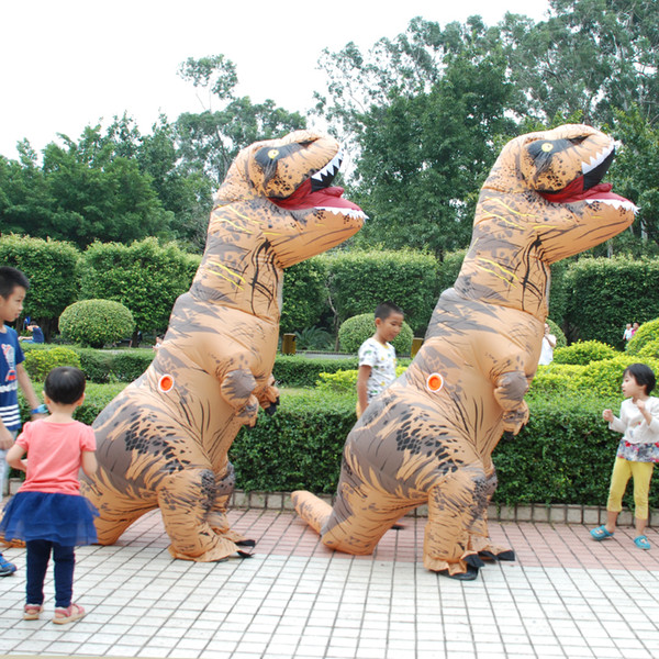 DHL Free Kids Adult Fantasy T REX Inflatable Costume Halloween Cosplay t rex Costumes Dinosaur Costume Party Fancy Dress for Men Women