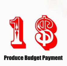 Producte Budget Payment/Fill The Postage/Price Difference