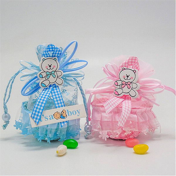 12pcs/lot Birthday Party Decorations Kids Baby Shower Candy Box/Bag Wedding Favors And Gifts Convite De Casamento
