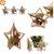 1PCS Christmas Tree Hanging Star Pine Garland Christmas Decoration Ornament 5 Colors 5m Wholesale