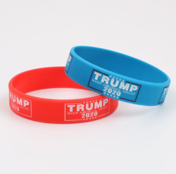 Trump 2020 Silicone Bracelets Keep America Great Donald Trump Wristband Trump supporters wristbands President Election KKA6027