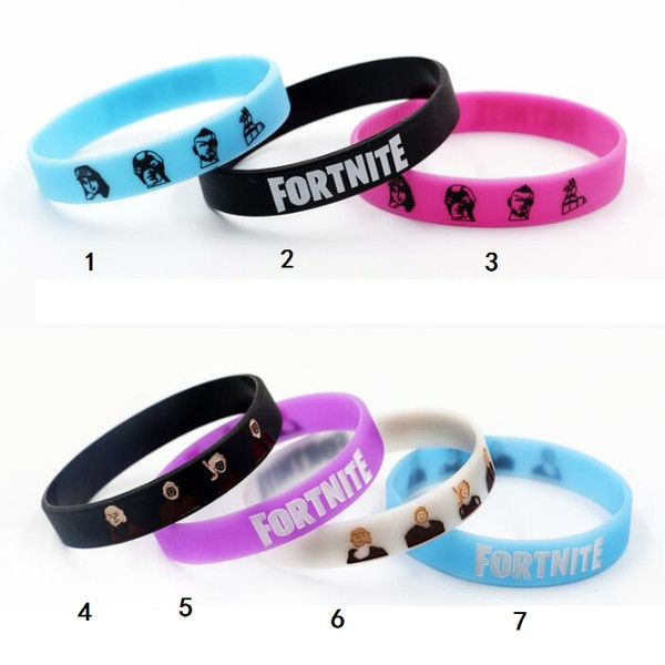 New Cartoon Game FORTNITE Bracelets Kids Birthday Party Favors Wristband Toys Party Decoration Supplies Favors Kids Best Gift