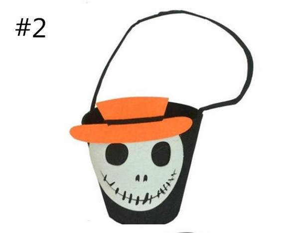 2017 Latest 17*15*6Cm Halloween Bags Candy Pumpkin Bag Pumpkin Shape Bags Portable Pouch Portable Pumpkin Lantern For Halloween Easter