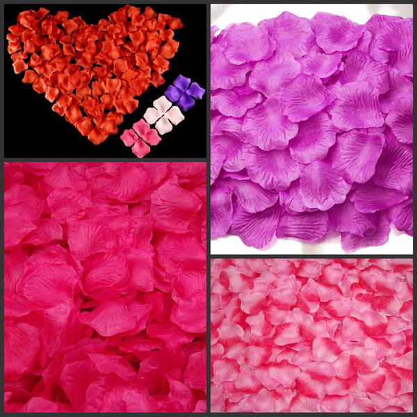 Silk Cloth Simulation Rose Petals Artificial Display Rose Flower Petals Leaves Wedding Decorations Party Festival Table Decor