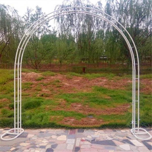 Free shipment Round Arch White Metal Arch Centerpiece for Wedding Decorations Party Event Decoration-2.3m Tall*2.3m Wide
