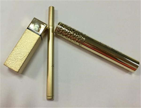 Dropshipping New Arrival Brand Makeup Set Mascara Liquid Lipstick Eyeliner 3 in 1 Cosmetics 2 styles colors 3pcs gold High Quality Festive