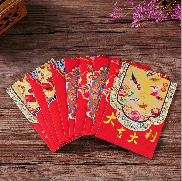 11.5x8.2cm new year red envelope wedding red envelope lucky chinese red envelope