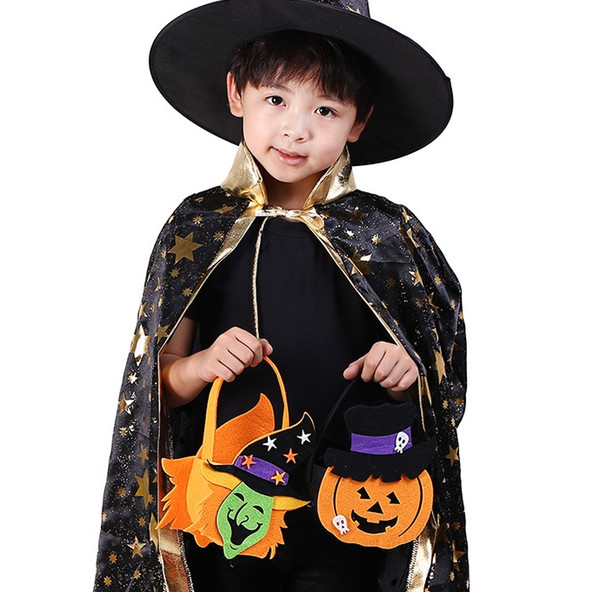 Best 300pcs NEWEST Halloween Bags Candy Pumpkin Bag Pumpkin Shape Bags Portable Pouch Portable Pumpkin Lantern For Halloween Easter