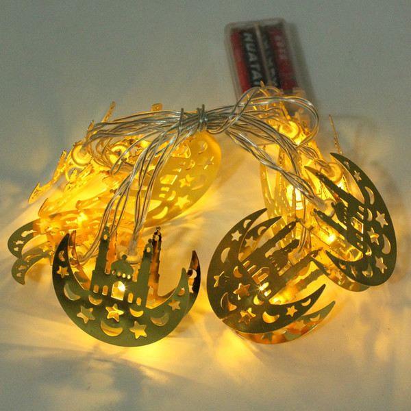 2019 new Ramadan decoration light battery powered lights bulbs strings for Muslim Ramadan decoration free shipping