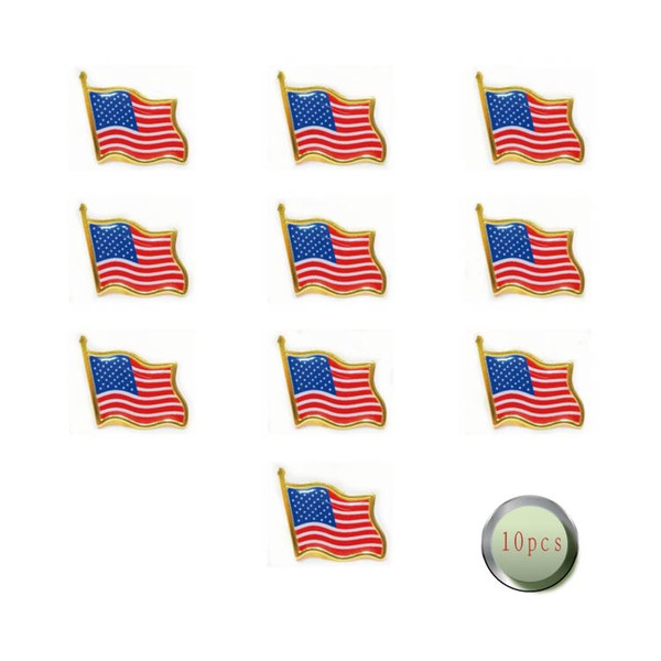wholesale the united states of america flag lapel pin flag badge for campaign american flag pin