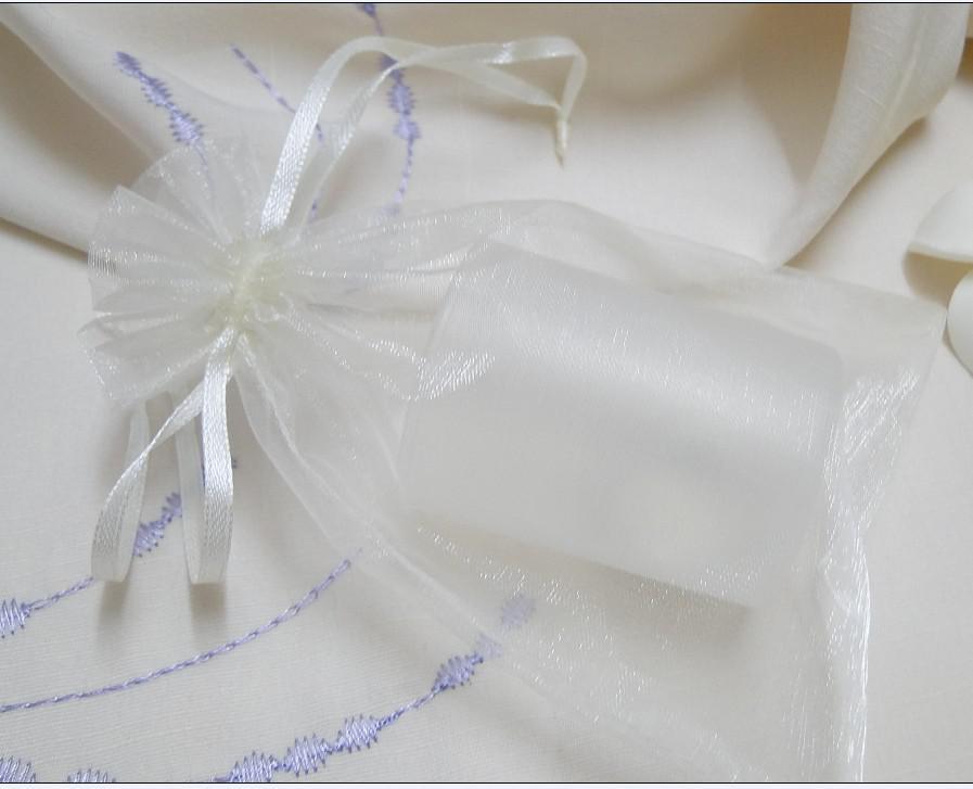 FREE SHIPPING-50PCS 10x15cm Ivory Sheer Organza Wedding Favour Party Gift/Candy Bag