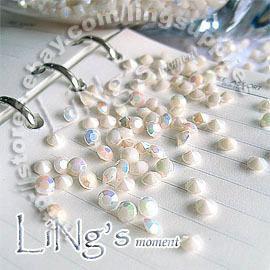 1000pcs 1/3ct 4.5mm Cream White diamond confetti wedding favor table scatter Decoration