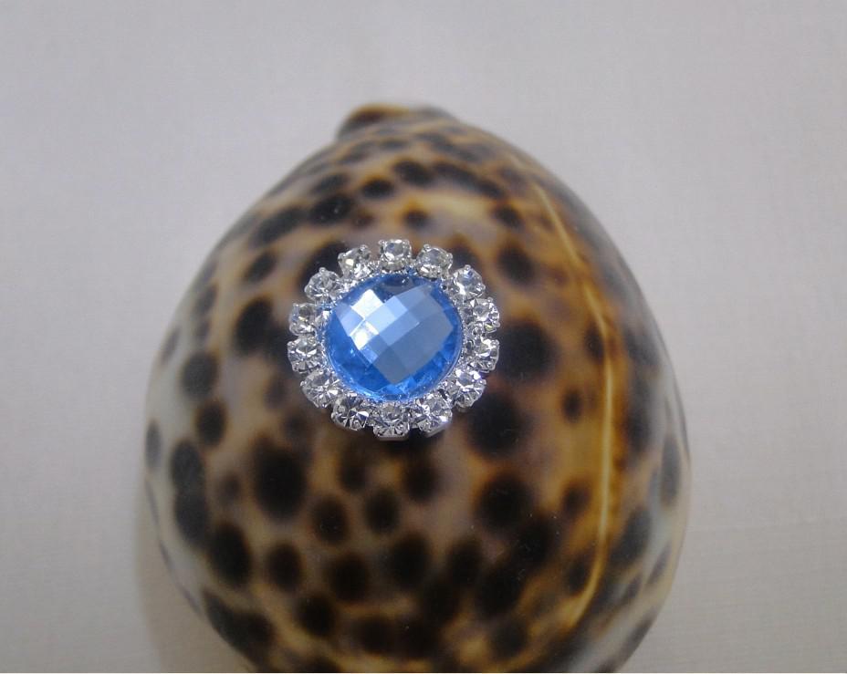 Lowest price 12 Blue rhinstone Wedding Favor Decor for wedding Scrapbook A-Grade Rhinestone Cluster