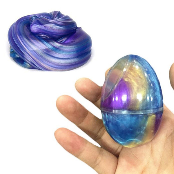 Crystal Mud Colorful Egg Mud DIY Polymer Clay Easter Egg Magic Clay Mud Kids Toy Easter Gifts Intelligent Slime Plasticine YFA316 ..