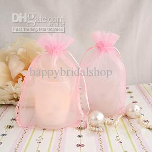 17 colors Pick--100pcs Sheer Organza Bag 6