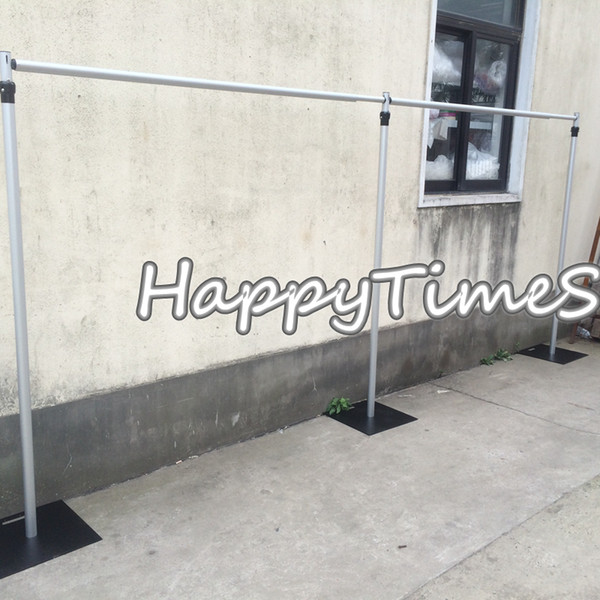 Wedding&Banquet Background Decoration 3M High 6M Wide Aluminum Alloy Pipe&Base Wedding Backdrop Stand Sturdy And Durable