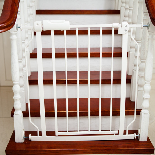 Baby Playpens Pet Door Stair Fence Easy Close Metal Gate Safety barriers 76x71CM Protect baby safe Pet control Express setup