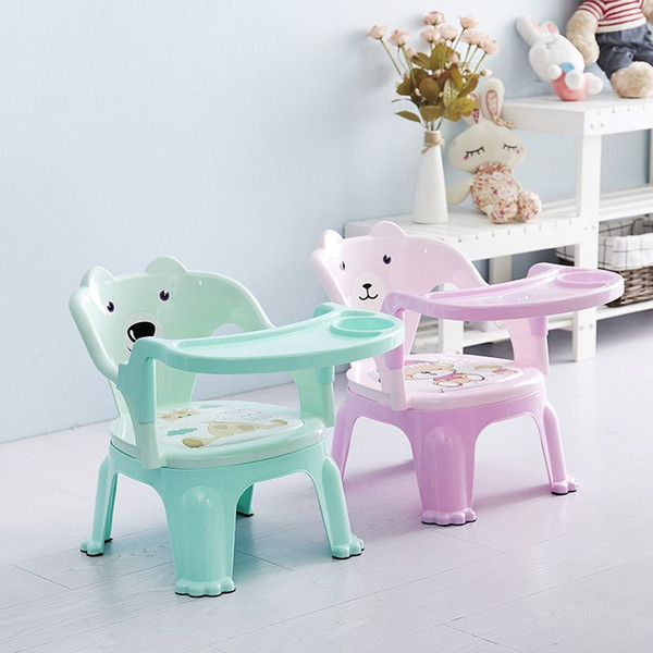 Baby stool baby back chair called dining chair with plate small bench anti-fall children eating home