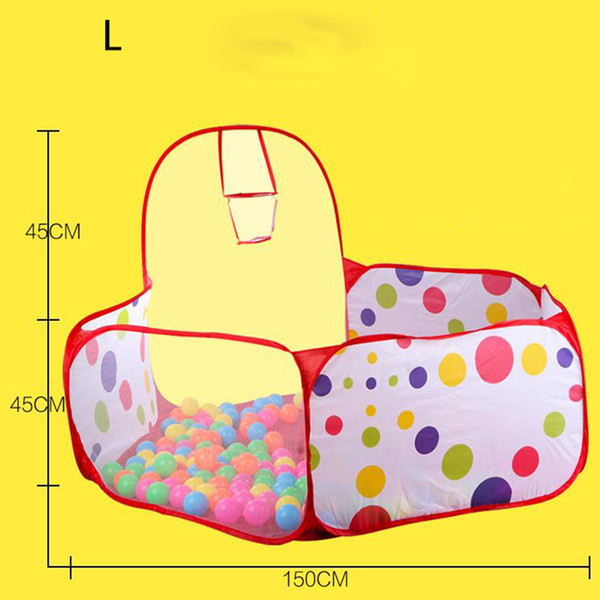 Retail Portable Baby Playpen Children Indoor Ball Pool Play Tent Foldable Playpens Outdoor Kids Safe Polka Dot Hexagon Playpen