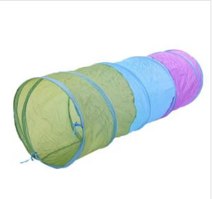 Wholesale Tricolor Indoor Outdoor Tunnel Kids Tent Portable Garden Toys Playhouse Baby Crawling Games Tent Kindergarten Space Play Tent