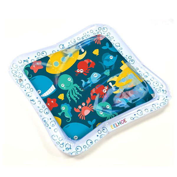 Inflatable Water Pad Baby Pat Marine Life Inflatable Water and Water Game Pad Baby Inflatable Pad Toy