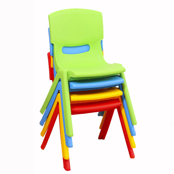 5 PCS H21cm Children back chairs kindergarten chairs baby chairs stools plastic stools folding backrest stools