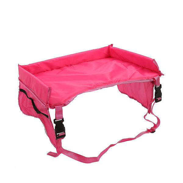 Baby Toddlers Car Safety Belt 5 Color Travel Play Tray waterproof folding table Baby Car Seat Cover Harness Buggy Pushchair Snack lin3112