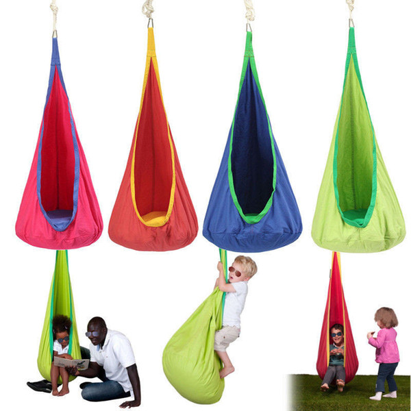Children Hammock Bag Inflatable Cushion Garden Swing Chair Indoor Outdoor Hanging Seat Child Swing Seat Patio Hammock Furniture