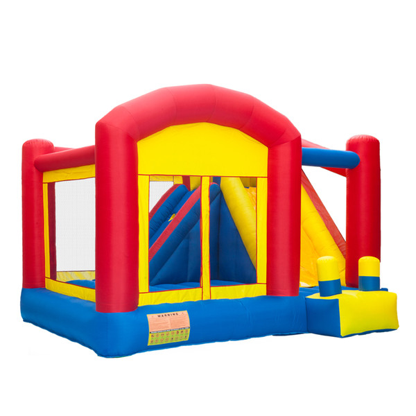 Dream Castle Bounce House Outdoor Slide Inflatable Bouncer Moonwalk Jumper Bouncer for baby boy girl indoor Birthday Party Gift Kids Bounce