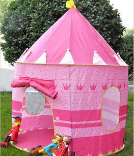 Ultralarge Children Beach Tent, Baby Toy Play Game House, Kids Princess Prince Castle Indoor Outdoor Toys Tents Christmas Gifts