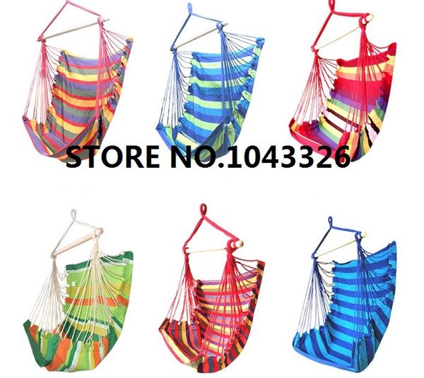 Outdoor Indoor Travel Camping Adult Child Hanging Chair Baby Thick Canvas Hammock Camping Chair Dormitory Bedroom Swing Seat