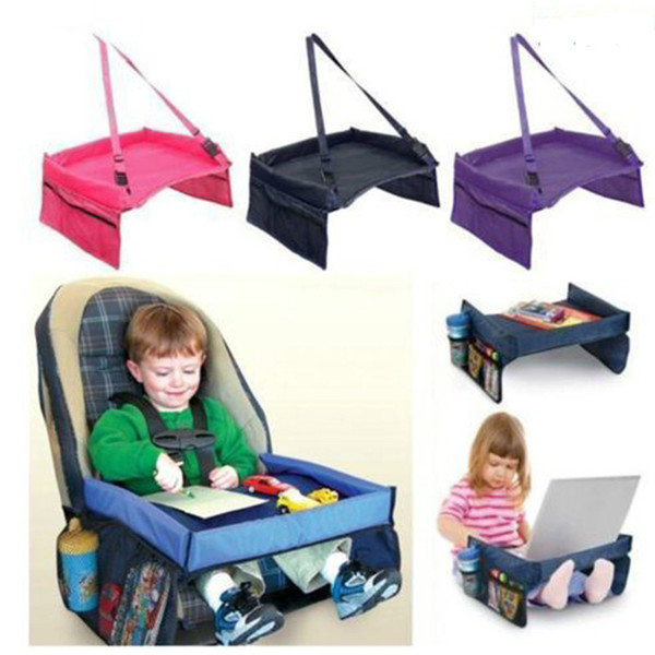 Waterproof Table Car Seat Tray Storage Kids Seat Infant Stroller Holder For Children Kid Baby Rattles Booster Seats Travel Gadgets