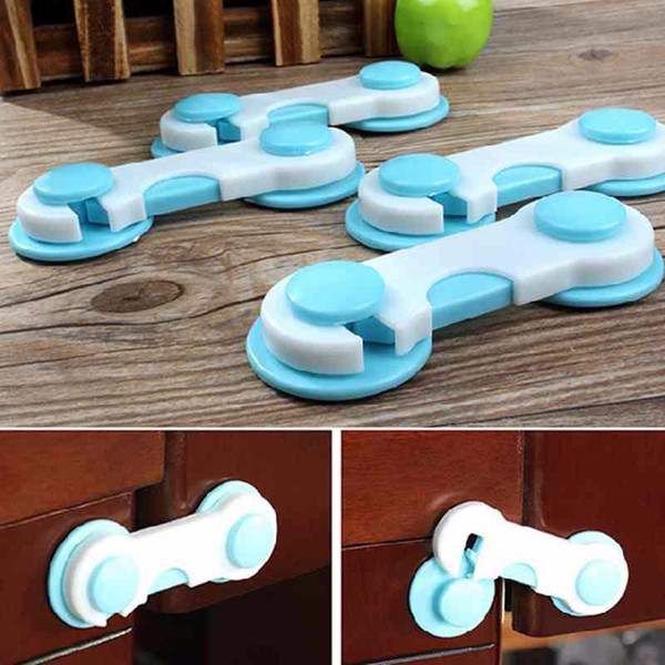 Free Shipping Lot Safety Plastic Lock Door Drawer Toddler Kids Children Protection
