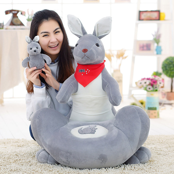 28'' / 70cm Lovely Cartoon Animal Kangaroo Baby Sofa 2 Colors cute Cartoon Kids Sofa Nice gift and decoration for friends, kids, babies